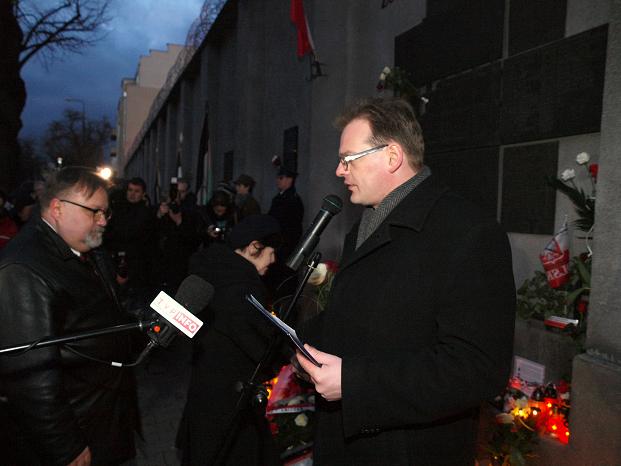 Uroczystość prowadził Jan Kasprzyk – Radny Dzielnicy Ochota