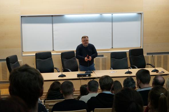 Wykład Jacka Pawłowicza (OBEP IPN w Warszawie) o Rotmistrzu Witoldzie Pileckim w Konsulacie Generalnym RP we Lwowie 