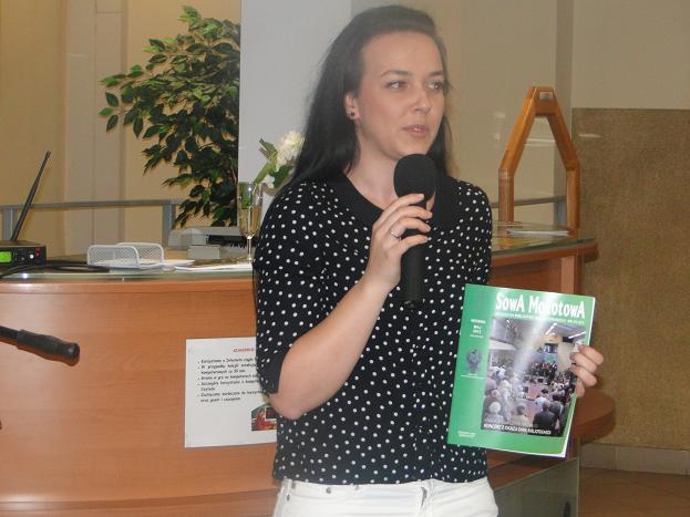 Anna Ogrodnik prezentuje Magazyn Bibliotek Mokotowskich „Sowa Mokotowa