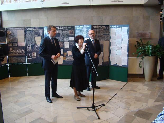 Wystąpienie Zofii Pileckiej-Optułowicz