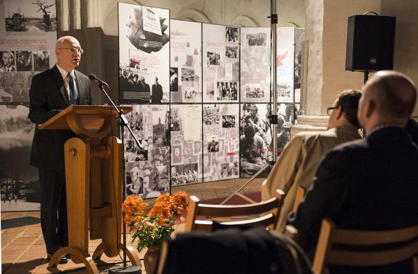 Przemawia Rüdiger Sielaff, szef frankfurckiej filii BStU. Fot. (c) Thomas Richert