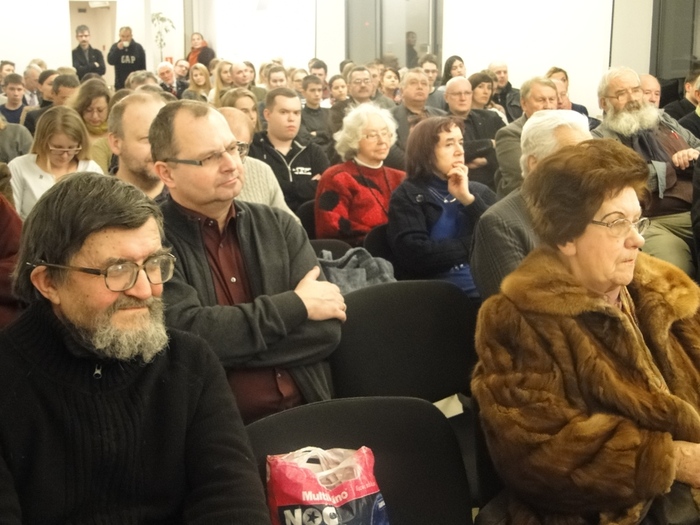 Prezentacja zgromadziła liczne grono zainteresowanych (m.in. kombatantów NZS i obecnych działaczy)