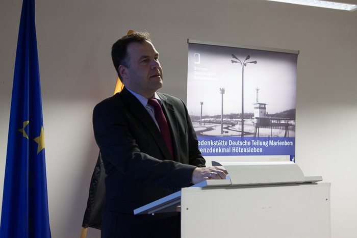 Stephan Dorgerloh, minister kultury landu Saksonia–Anhalt. Fot. Paweł Sasanka 