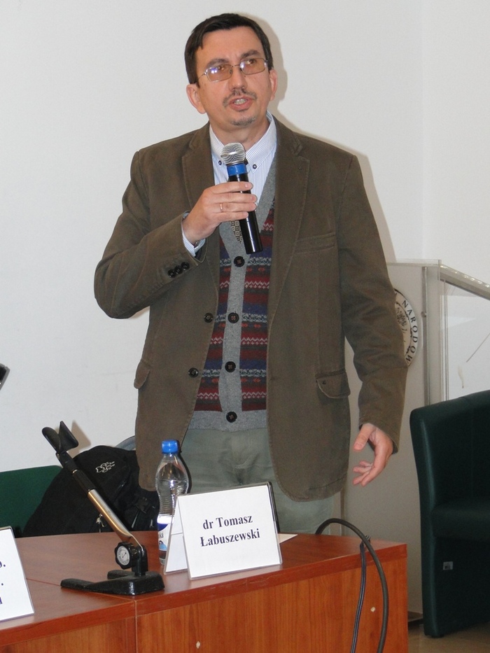 Dr Tomasz Łabuszewski otwiera konferencję