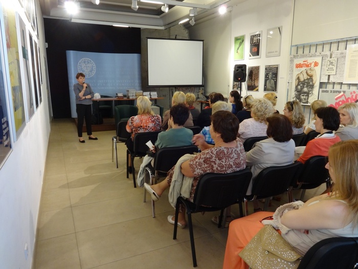 Spotkanie z wiceprezes IPN Agnieszką Rudzińską w Centrum Edukacyjnym IPN „Przystanek Historia