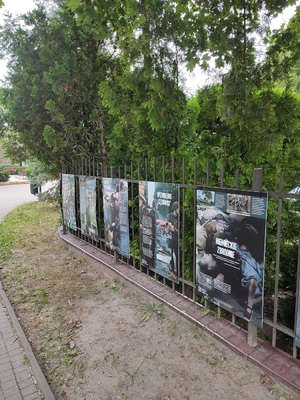 Prezentacja wystawy plenerowej „Powstanie Warszawskie 1944. Bitwa o Polskę” – Pruszków, 1 sierpnia–2 października 2021. Fot. Anna Prusek (IPN)
