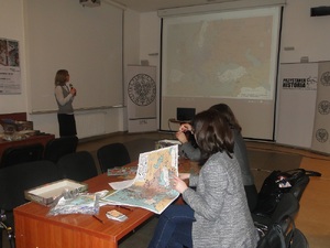 Magdalena Duber prezentuje mapę interaktywną „ Udział Polaków na frontach II wojny światowej