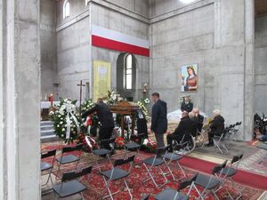 Uroczystość pogrzebowa Zofii Krzyżanowskiej