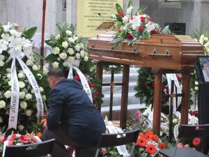 Uroczystość pogrzebowa Zofii Krzyżanowskiej