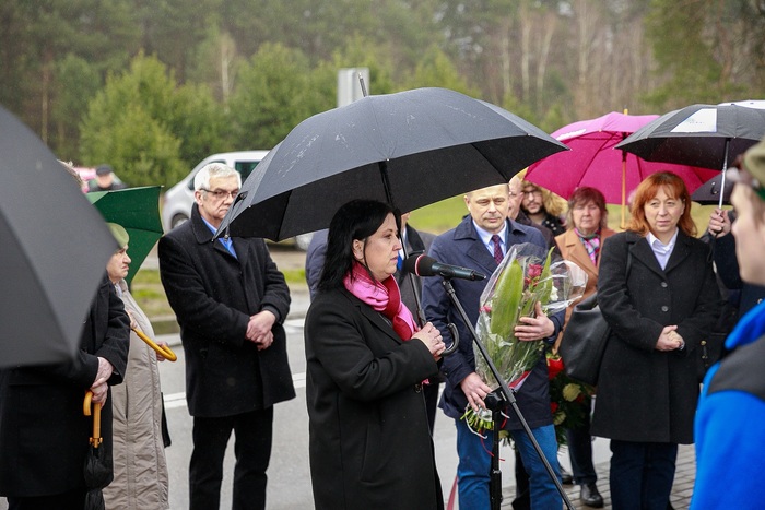 Odsłonięcie tablicy poświęconej mieszkańcom Nasielska, którzy zginęli z rąk Sowietów – Nasielsk, 1 kwietnia 2023 r.