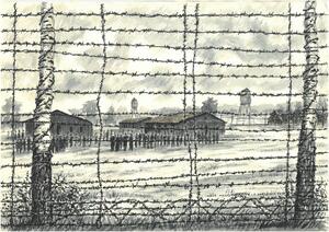 Rys. obozu w Rembertowie (autor Piotr Karsznia)
