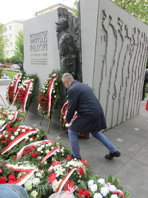 Znicze pamięci w 75. rocznicę śmierci rtm. Witolda Pileckiego – Warszawa, 25 maja 2023 Nazwa
