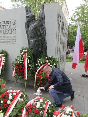 Znicze pamięci w 75. rocznicę śmierci rtm. Witolda Pileckiego – Warszawa, 25 maja 2023 Nazwa