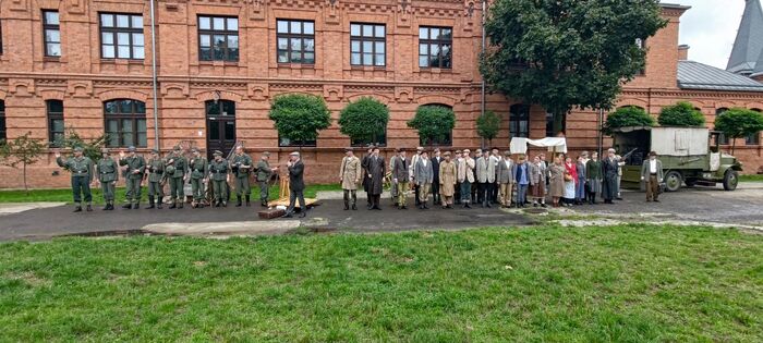 „Powstanie Warszawskie na Pradze – pierwsze strzały” – inscenizacja historyczna – Warszawa, 5 sierpnia 2023. Fot. Marcin Łaszczyński (IPN)