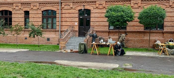 „Powstanie Warszawskie na Pradze – pierwsze strzały” – inscenizacja historyczna – Warszawa, 5 sierpnia 2023. Fot. Marcin Łaszczyński (IPN)