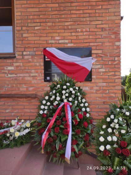 Uroczyste odsłonięcie tablicy upamiętniającej ks. Bolesława Stefańskiego ps. „Przybylski” – Marki k. Warszawy, 24 września 2023