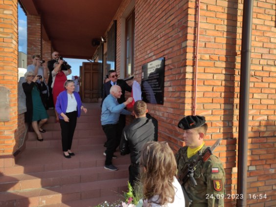 Uroczyste odsłonięcie tablicy upamiętniającej ks. Bolesława Stefańskiego ps. „Przybylski” – Marki k. Warszawy, 24 września 2023