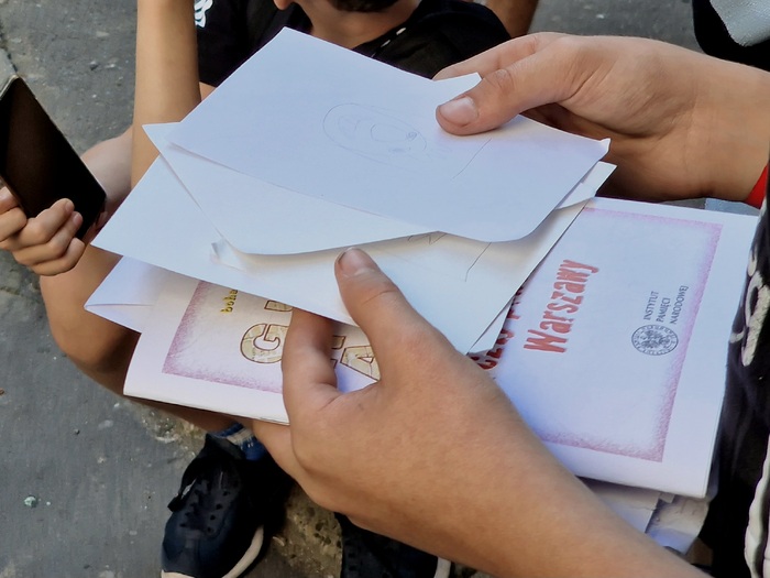 Gra miejska - Poczty powstańczej Warszawy - Warszawa, 27-29 września 2023. Fot Andrzej Kryński (IPN)