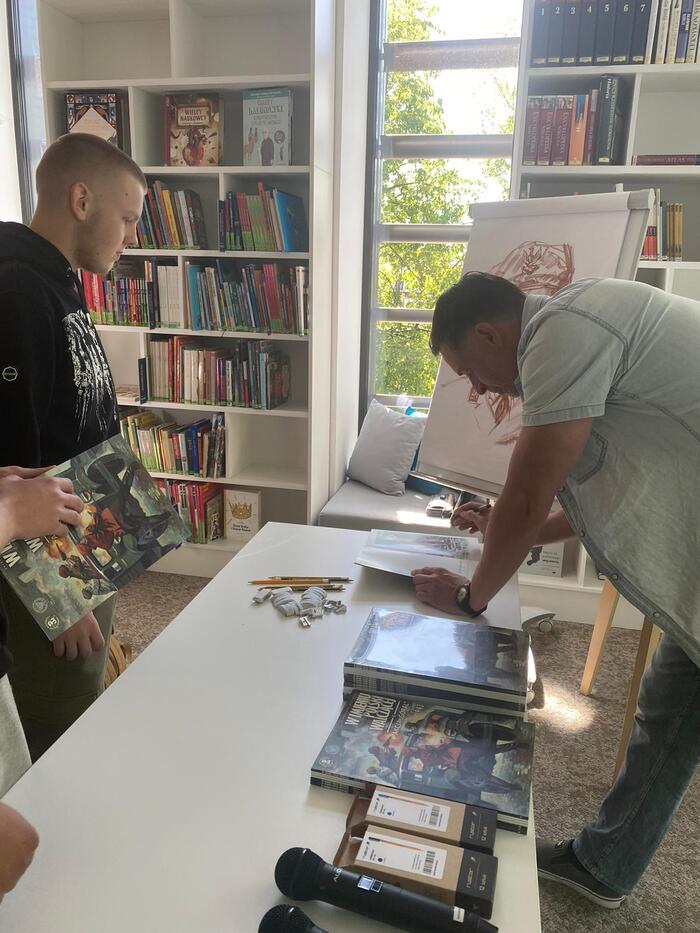 Warsztaty z autorami komiksu „Monte Cassino 1944. Bitwa dziesięciu armii” – Grodzisk Maz., 15 maja 2024 Nazwa