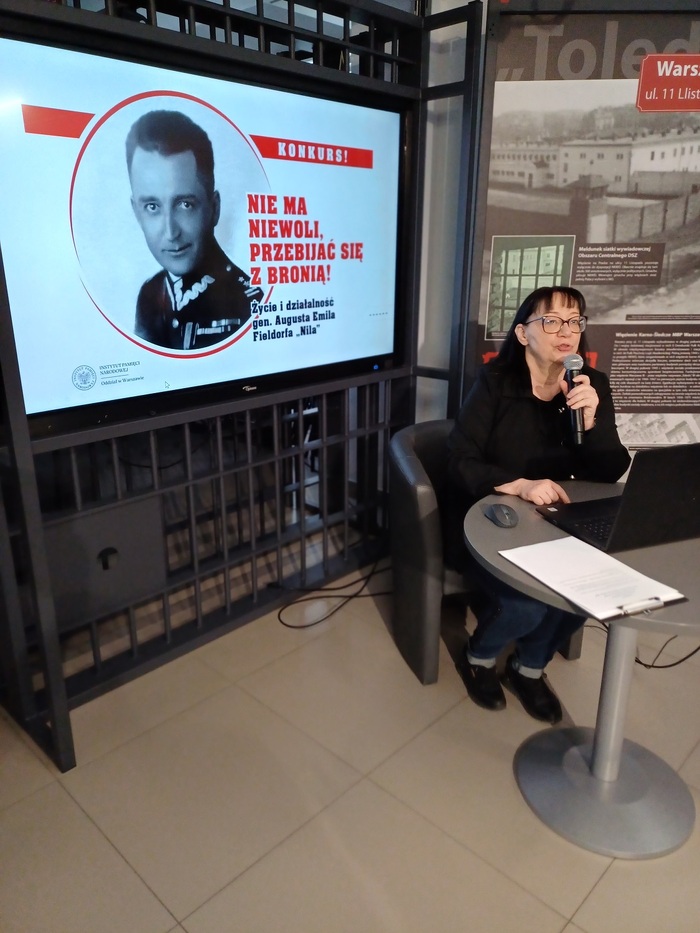 Ogłoszenie wyników konkursu „Nie ma niewoli, przebijać się z bronią! Życie i działalność gen. Augusta Emila Fieldorfa „NIla”. Fot. Arkadiusz Serwa (IPN)