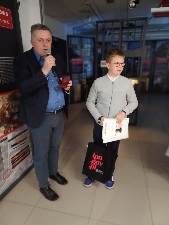 Ogłoszenie wyników konkursu „Nie ma niewoli, przebijać się z bronią! Życie i działalność gen. Augusta Emila Fieldorfa „NIla”. Fot. Arkadiusz Serwa (IPN)