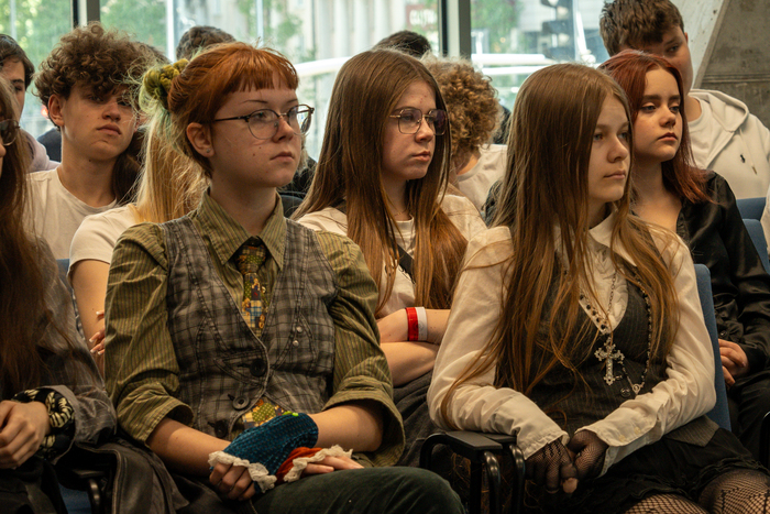 Warsztaty z autorami komiksu „Monte Cassino 1944. Bitwa dziesięciu armii” – Warszawa, 16 maja 2024. Fot. Andrzej Kryński (IPN)