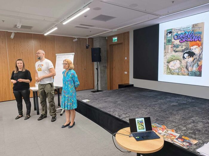 Warsztaty komiksowe dla uczniów szkół podstawowych „80. rocznica bitwy pod Monte Cassino” – Warszawa, 23 maja 2024