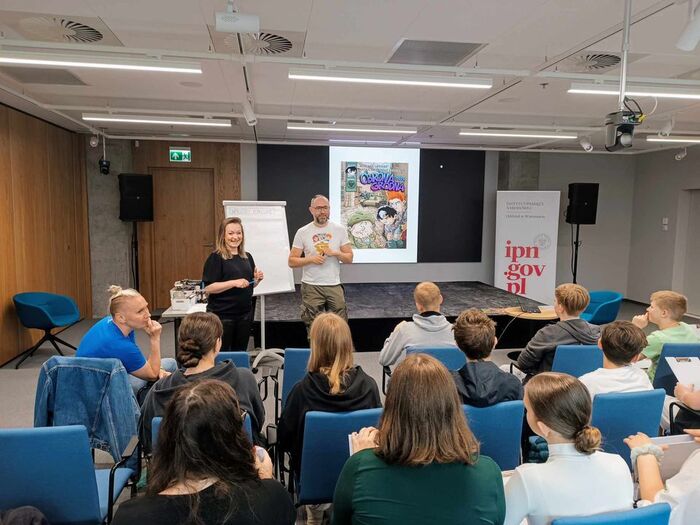 Warsztaty komiksowe dla uczniów szkół podstawowych „80. rocznica bitwy pod Monte Cassino” – Warszawa, 23 maja 2024