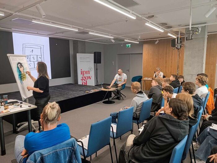 Warsztaty komiksowe dla uczniów szkół podstawowych „80. rocznica bitwy pod Monte Cassino” – Warszawa, 23 maja 2024