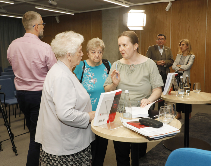 „Bohaterowie spod Monte Cassino na rozstajach historii. Losy żołnierzy 2 Korpusu po II wojnie światowej” – Dyskusja – Warszawa, 22 maja 2024. Fot. Piotr Życieński (IPN)
