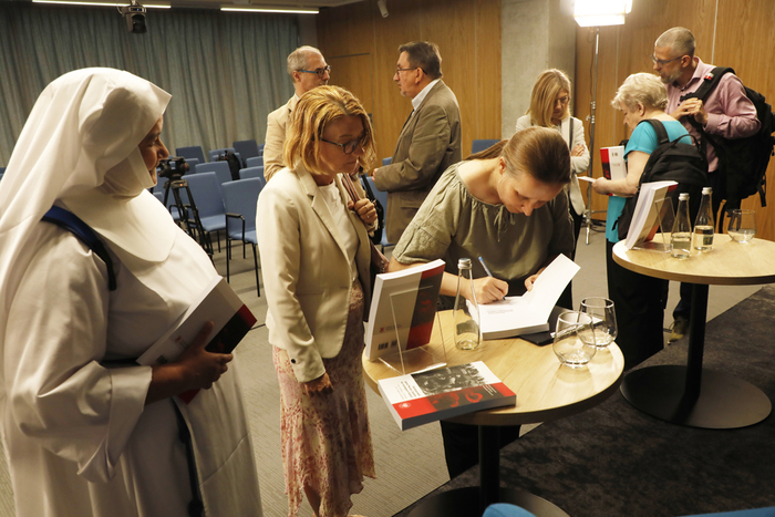 „Bohaterowie spod Monte Cassino na rozstajach historii. Losy żołnierzy 2 Korpusu po II wojnie światowej” – Dyskusja – Warszawa, 22 maja 2024. Fot. Piotr Życieński (IPN)