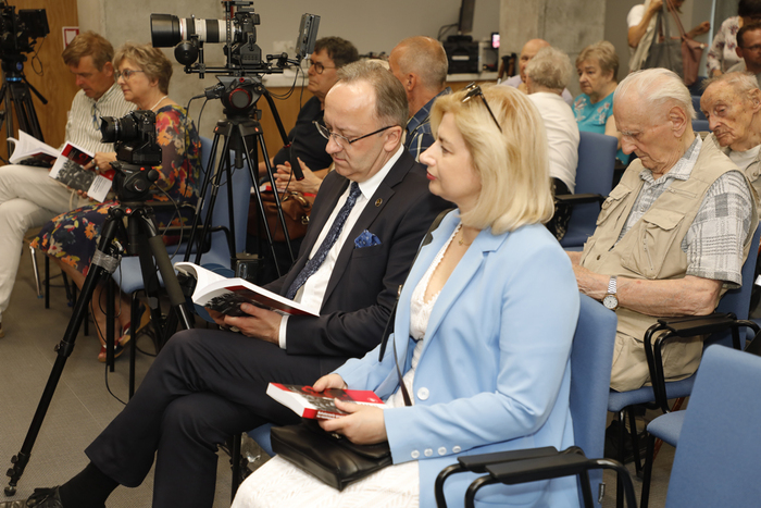 „Bohaterowie spod Monte Cassino na rozstajach historii. Losy żołnierzy 2 Korpusu po II wojnie światowej” – Dyskusja – Warszawa, 22 maja 2024. Fot. Piotr Życieński (IPN)