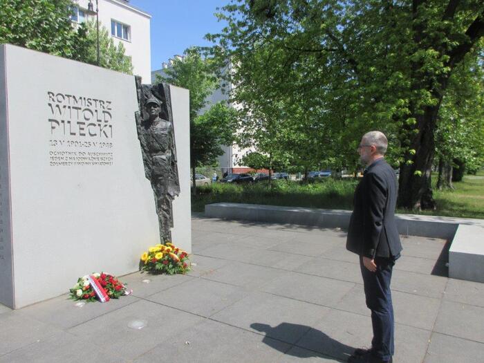 Znicze pamięci w 76. rocznicę śmierci rtm. Witolda Pileckiego – Warszawa, 25 maja 2024