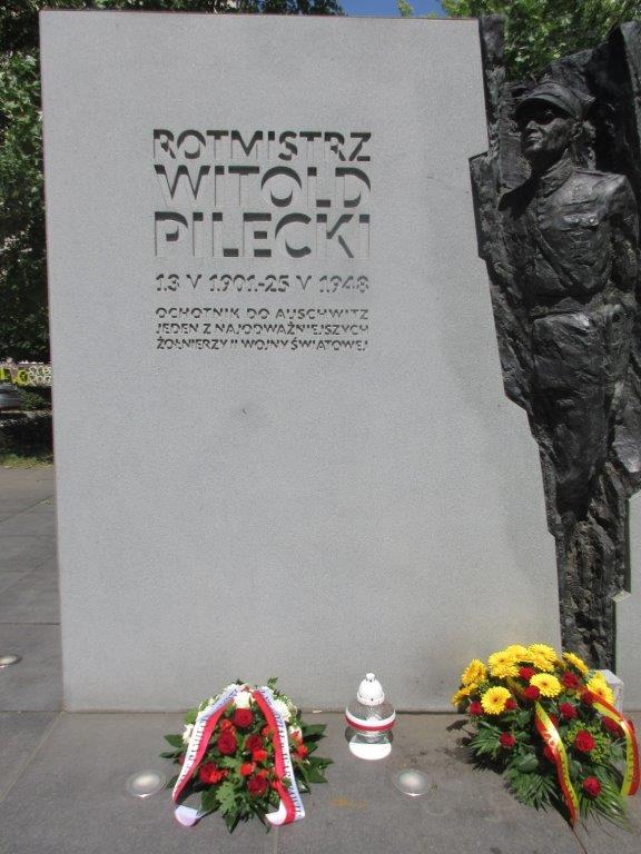 Znicze pamięci w 76. rocznicę śmierci rtm. Witolda Pileckiego – Warszawa, 25 maja 2024