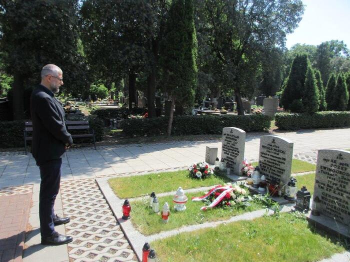 Znicze pamięci w 76. rocznicę śmierci rtm. Witolda Pileckiego – Warszawa, 25 maja 2024